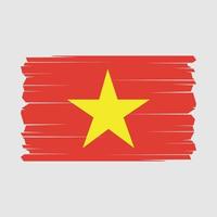 Vietnam Flagge Vektor Illustration