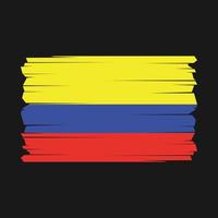 Kolumbien Flagge Vektor Illustration