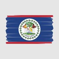 belize Flagge Vektor Illustration