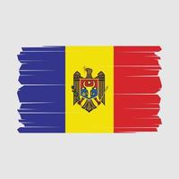moldavien flagga vektor illustration
