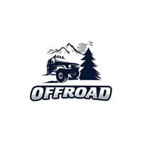 Offroad-Logo-Vorlagendesign vektor