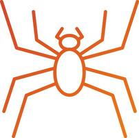 Spinne Symbol Stil vektor