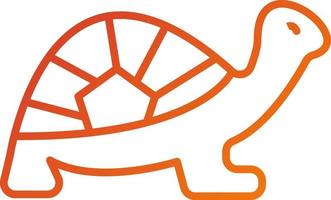 sköldpadda ikon stil vektor