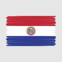 Paraguay Flagge Vektor Illustration