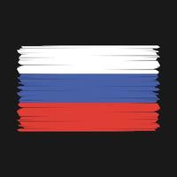 Russland Flagge Vektor Illustration