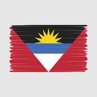 Antigua Flagge Vektor Illustration