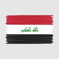 Irak Flagge Vektor Illustration