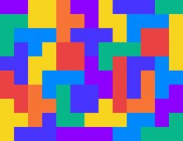 färgrik geometrisk pixel mönster bakgrund vektor