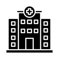 Krankenhaus-Vektor-Symbol vektor