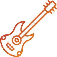 Gitarre Symbol Stil vektor