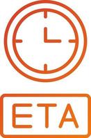 eta Symbol Stil vektor