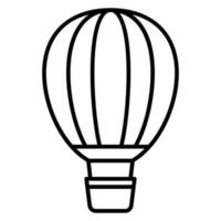 Heißluftballon-Vektorsymbol vektor