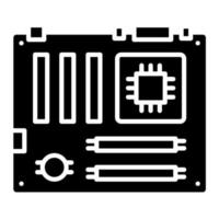 Motherboard-Vektorsymbol vektor