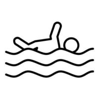 Person Schwimmen Vektor Symbol