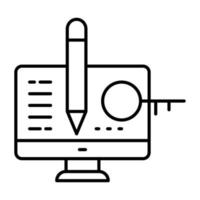 Nachrichten Editor Vektor Symbol