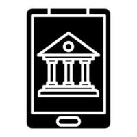 Bankwesen App Vektor Symbol