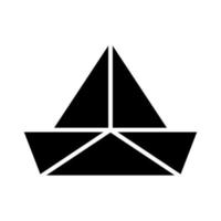 Papier Boot Vektor Symbol