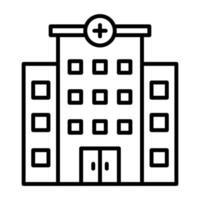 sjukhus vektor ikon