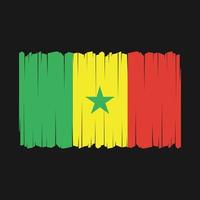 senegal flagge vektor