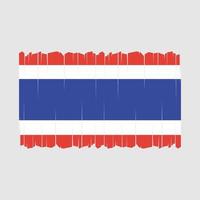 Thailand flagga vektor