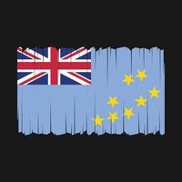 Tuvalu Flaggenvektor vektor