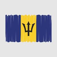 Barbados flagga vektor