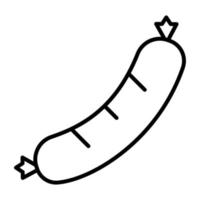 Wurst-Vektor-Symbol vektor