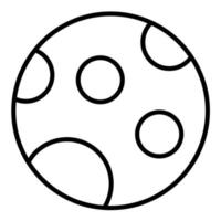 Mond-Vektor-Symbol vektor