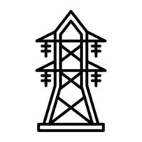 Getriebe Turm Vektor Symbol