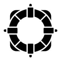 Rettungsfloß-Vektorsymbol vektor