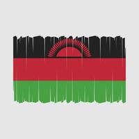 malawi flagge vektor