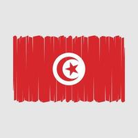 tunisien flagga vektor