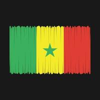 senegal flagge vektor