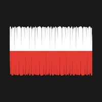 polen flagge vektor