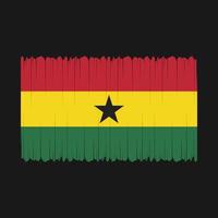 ghana flagga vektor