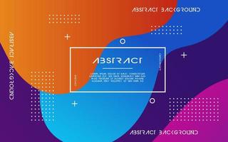 modern abstrakt Flüssigkeit Farbe Hintergrund. dynamisch texturiert geometrisch Elemente Design mit Punkte Dekoration. können Sein benutzt auf Plakate, Banner, Web und irgendein Mehr vektor