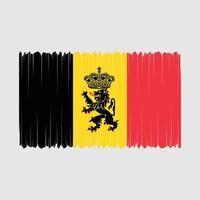 belgischer Flaggenvektor vektor