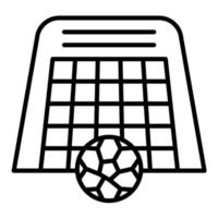 Fußball Tor Vektor Symbol