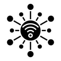 Internet von Dinge Vektor Symbol