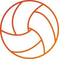 Strand Volleyball Symbol Stil vektor