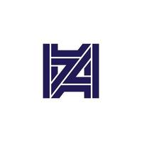 Brief 7z geometrisch Linie Pfeil Design Logo Vektor