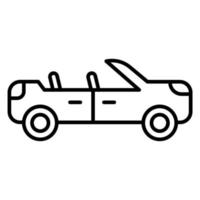 Cabrio Auto Vektor Symbol