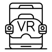 vr Headset Vektor Symbol