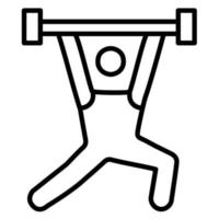 Gewichtheber Vektor Symbol