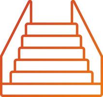 Treppen-Icon-Stil vektor