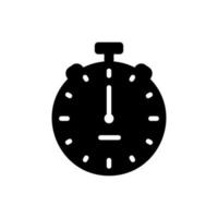 Stoppuhr-Symbol zum Messen von Zeit oder Timer vektor
