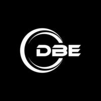 dbe Brief Logo Design im Illustration. Vektor Logo, Kalligraphie Designs zum Logo, Poster, Einladung, usw.