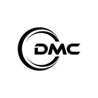 dmc Brief Logo Design im Illustration. Vektor Logo, Kalligraphie Designs zum Logo, Poster, Einladung, usw.