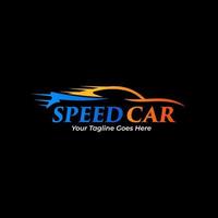 Automobil und Auto Geschwindigkeit Logo Vektor Illustration zum Geschäft und Unternehmen