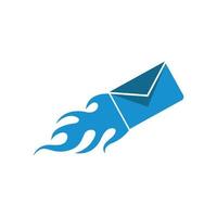 E-Mail-Symbol, Vektorgrafik-Design vektor